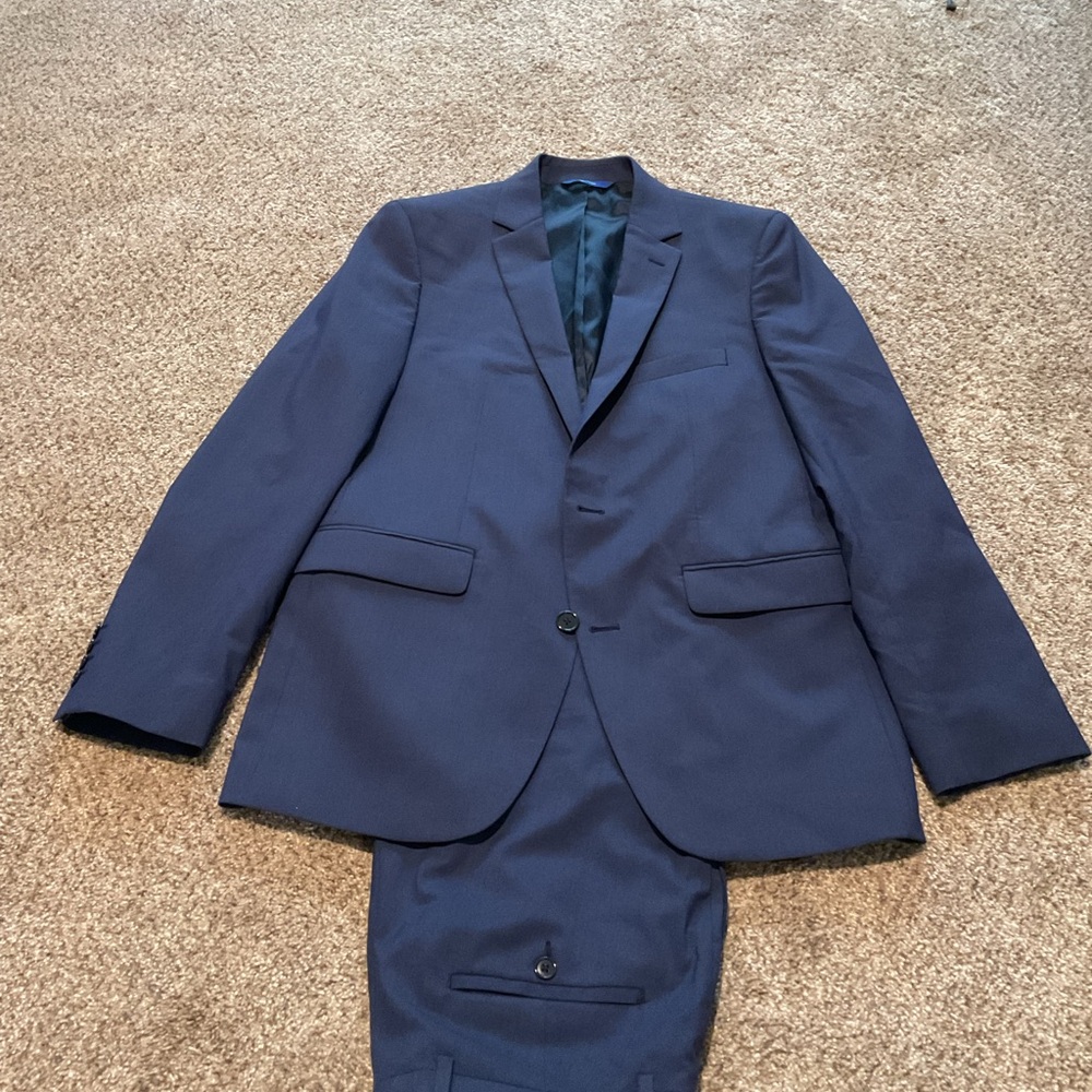Apt. 9 Navy Blue Suit Jacket